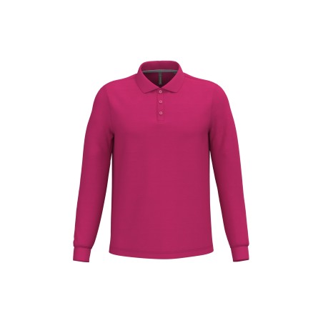 Men\\\'s long-sleeved polo shirt