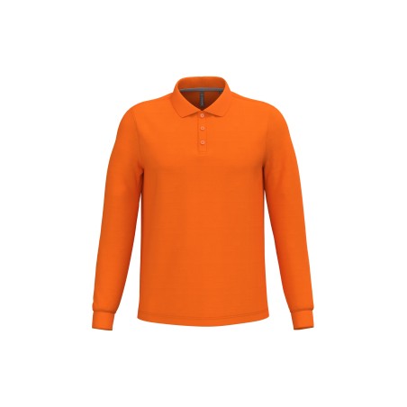 Men\\\'s long-sleeved polo shirt