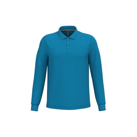 Men\\\'s long-sleeved polo shirt