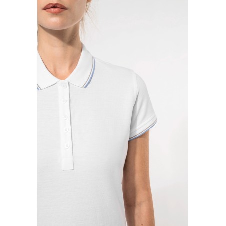 Polo de manga corta mujer