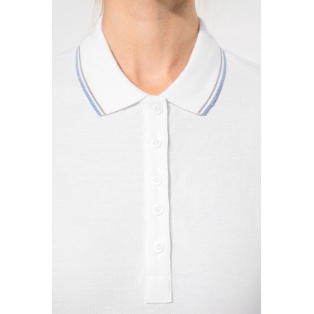 Polo de manga corta mujer