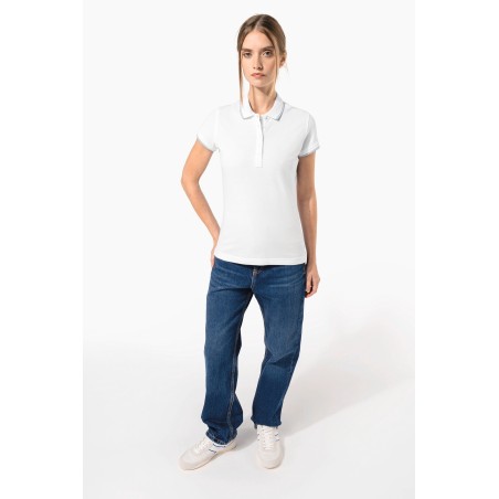 Polo de manga corta mujer
