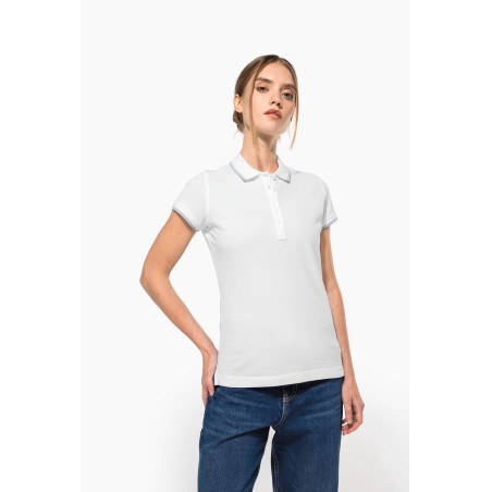 Polo de manga corta mujer