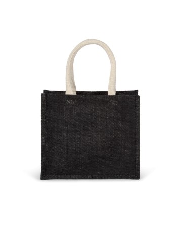 Bolsa estilo tote de tela de yute, modelo mediano 2