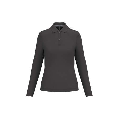 Ladies\\\' long-sleeved polo shirt