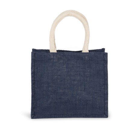Bolsa estilo tote de tela de yute, modelo mediano