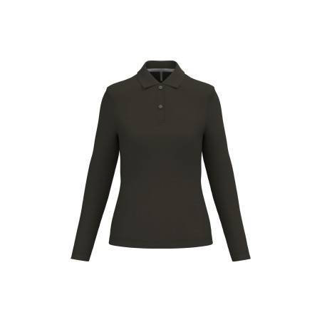 Polo manga larga mujer