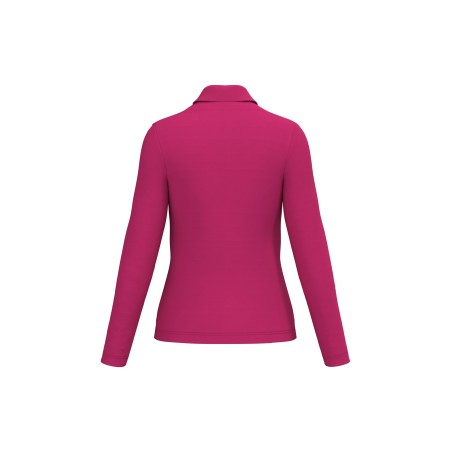 Ladies\\\' long-sleeved polo shirt