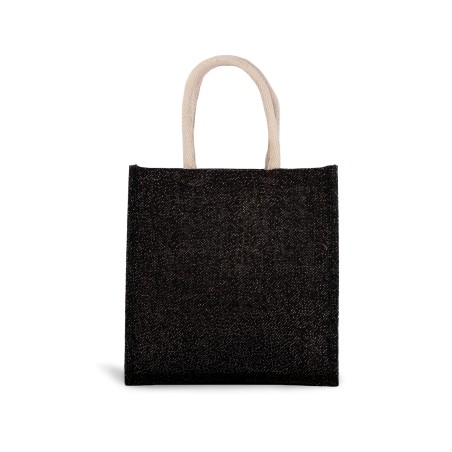 Bolsa estilo tote de tela de yute, modelo grande