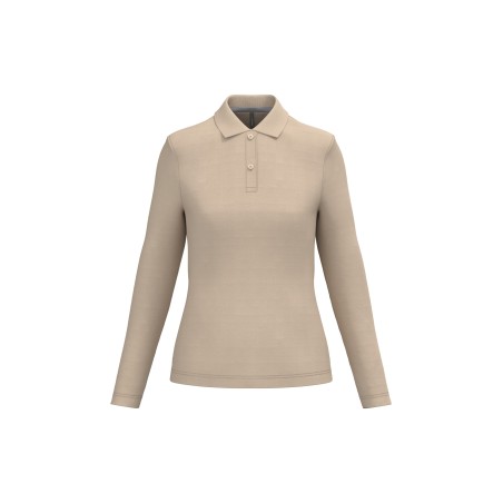 Ladies\\\' long-sleeved polo shirt