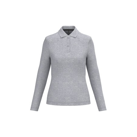 Ladies\\\' long-sleeved polo shirt