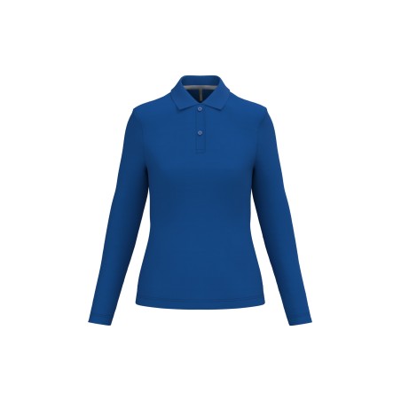 Ladies\\\' long-sleeved polo shirt