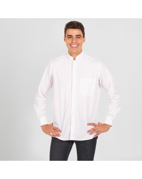 CAMISA MANGA LARGA CUELLO MAO