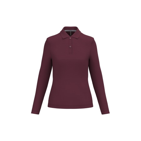 Ladies\\\' long-sleeved polo shirt