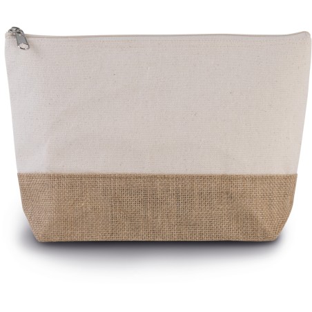Estuche de algodón canvas y yute