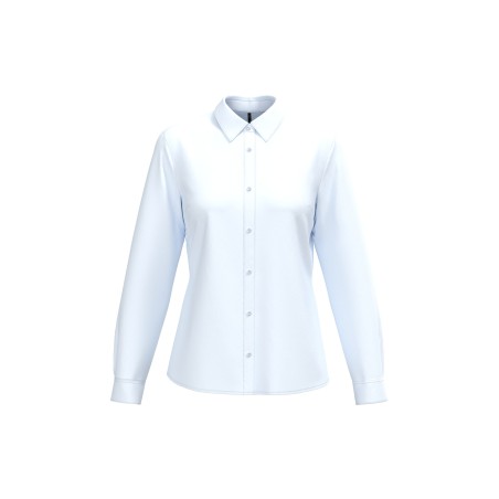 Ladies\\\' poplin easy care polycotton shirt