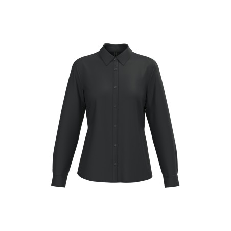 Camisa popelina de polialgodón de fácil cuidado para mujer