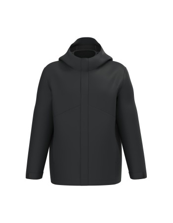 Parka 3 en 1 impermeable con capucha bicolor unisex 2