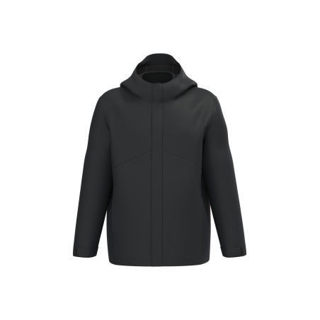 Parka 3 en 1 impermeable con capucha bicolor unisex