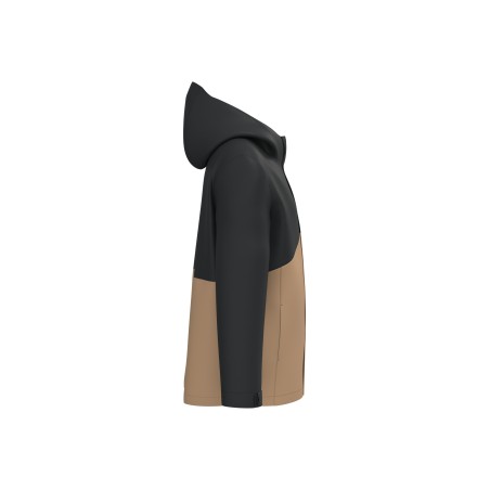 Parka 3 en 1 impermeable con capucha bicolor unisex