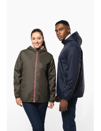 Unisex sherpa-lined jacket