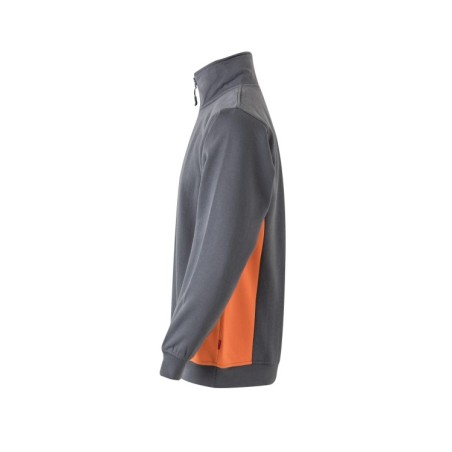 SUDADERA MEDIA CREMALLERA BICOLOR CONSTRASTES
