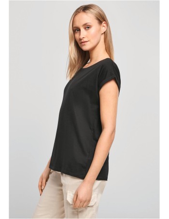 Ladies\\\' rolled-up sleeves t-shirt