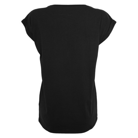 Ladies\\\' rolled-up sleeves t-shirt