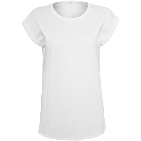 Camiseta ecorresponsable mangas vueltas mujer