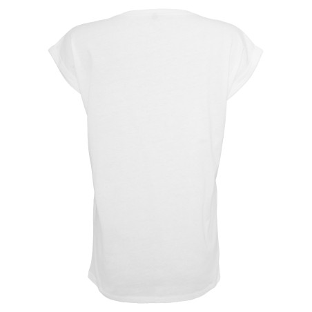 Ladies\\\' rolled-up sleeves t-shirt