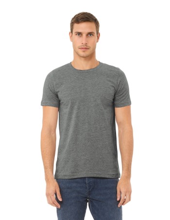 Camiseta cuello redondo hombre Heather