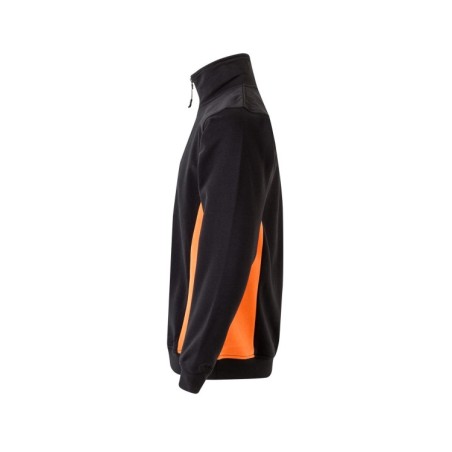 SUDADERA MEDIA CREMALLERA BICOLOR CONSTRASTES