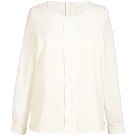 Blusa Riola de crêpe de China