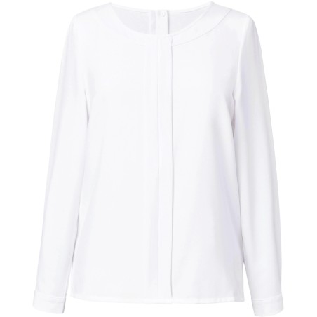 Blusa Riola de crêpe de China