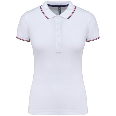 Polo de manga corta mujer