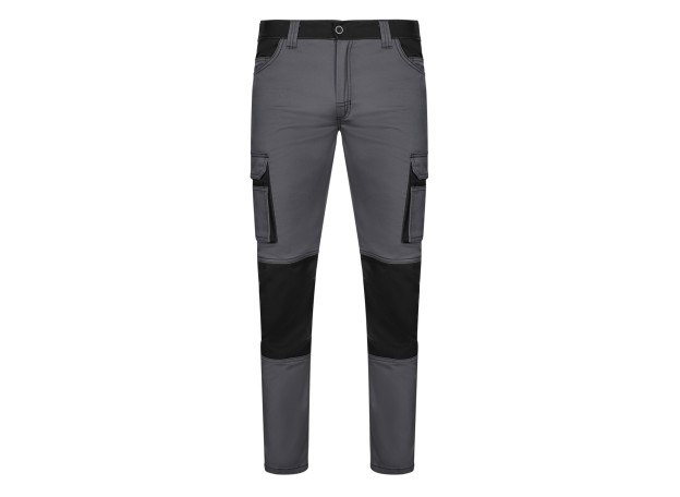 PANTALÓN MULTIBOLSILLOS ELÁSTICO BICOLOR