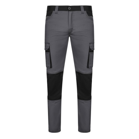 PANTALÓN MULTIBOLSILLOS ELÁSTICO BICOLOR