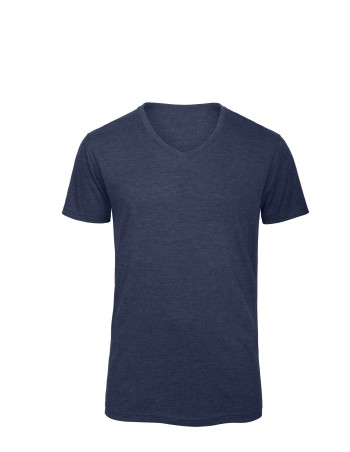 Men\\\'s Triblend V-neck T-shirt 2