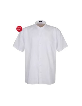 CAMISA CUELLO MAO BLANCA MANGA CORTA 2