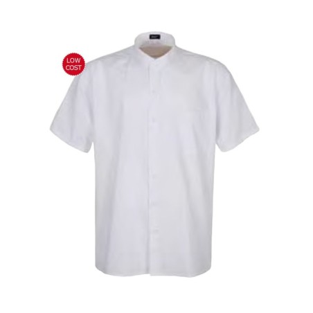 CAMISA CUELLO MAO BLANCA MANGA CORTA