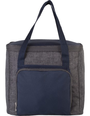 Cool bag with zipped pocket