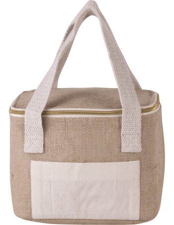 Bolsa isotérmica de yute - modelo pequeño