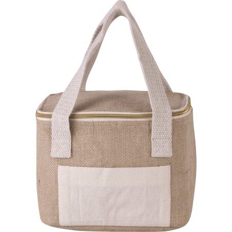 Bolsa isotérmica de yute - modelo pequeño
