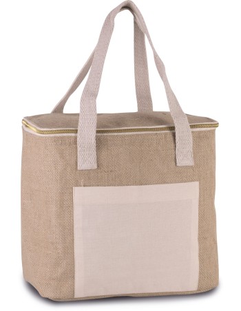 Jute cool bag - medium size 2