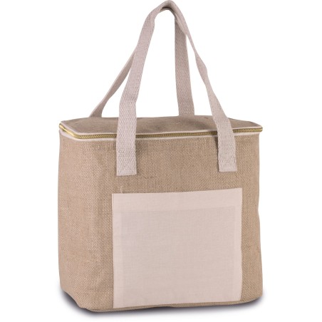 Jute cool bag - medium size