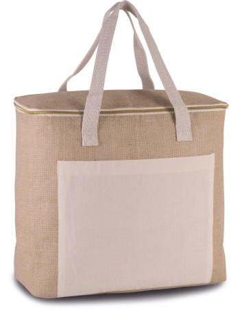 Bolsa isotérmica de yute - modelo grande 2