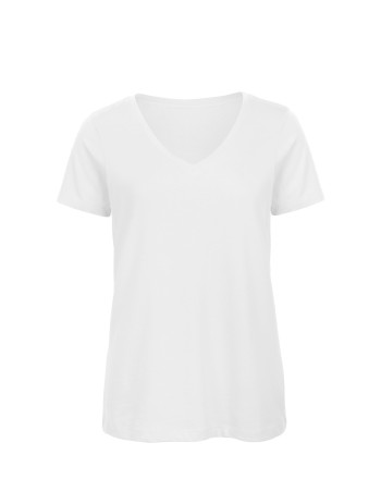 Camiseta Organic Inspire cuello de pico mujer 2