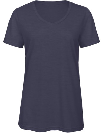 Ladies\\\' TriBlend V-neck T-shirt 2