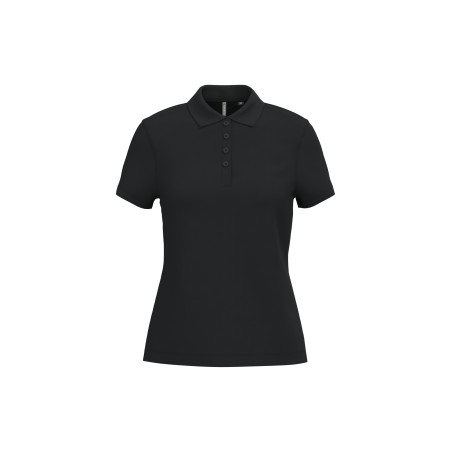 Polo piqué manga corta de mujer