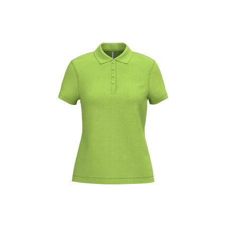 Polo piqué manga corta de mujer